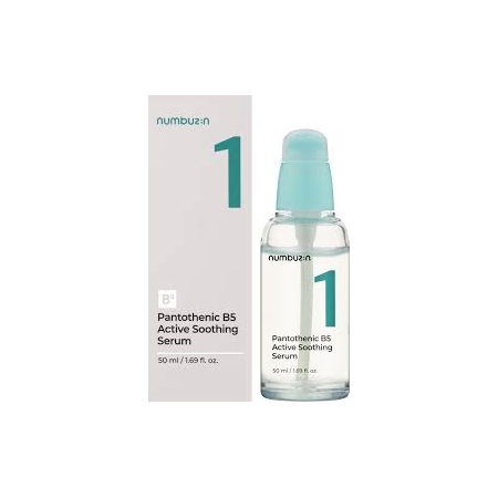 Numbuzin - No.1 Pantothenic B5 Active Soothing Serum, 50ml - serum do twarzy z witaminą B5